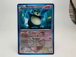Snorlax - 101/135 - Pokemon Plasma Storm Black & White Reverse Holo Rare Card NM - Image 1