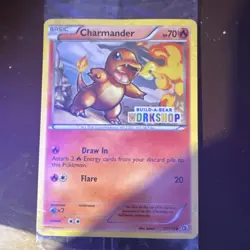 Pokemon Charmander Build-A-Bear Workshop Promo Exclusive Card 17/113 English - Image 1