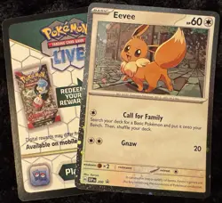 Pokemon TCG Eevee #200, Black Star Promo Card, Cosmos Holo, Destined Rivals - Image 1
