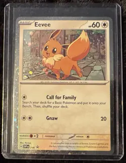 Pokemon TCG Eevee #200, Black Star Promo Card, Cosmos Holo, Destined Rivals - Image 5