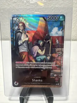 Shanks (2025 PSA Magazine Promo) OP09-001 One Piece Promotion Cards Foil - Image 1