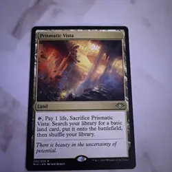 Magic the Gathering Prismatic Vista Modern Horizons Regular Rare Card - Image 1