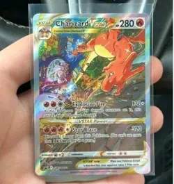 Charizard VSTAR SWSH262 SWSH: Sword & Shield Promo Cards Holo NM Fresh Pull - Image 1
