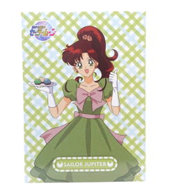 Sailor Moon Cosmos Sailor Jupiter Anime Waifu Holo Foil Trading Card - Image 1