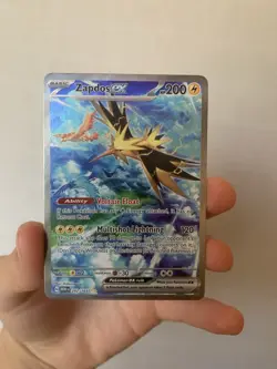 Pokemon TCG Zapdos EX Scarlet & Violet 151 Card Sir NM/M Condition - Image 1