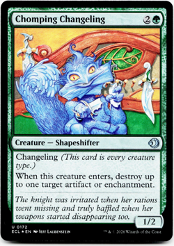 Chomping Changeling (FOIL) - [Lorwyn Eclipsed] MTG NM 🌳 - Image 3