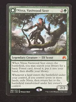 1x MTG Nissa, Vastwood Seer - Magic Origins (ORI) #189 - Magic the Gathering - Image 1