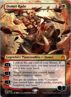 Domri Rade (Anime Borderless) Ravnica Remastered Regular - Image 1