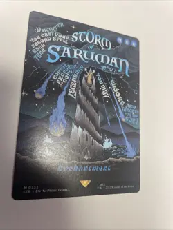 MTG Storm of Saruman (Borderless Poster) - The Lord of the Rings (LTR) NM - Image 3