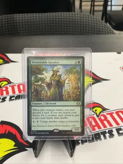 Formidable Speaker MINT 366 Extended Art Lorwyn Eclipsed ECL MTG Rare Unplayed - Image 1