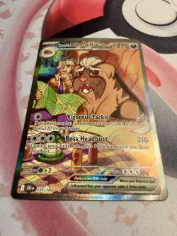 Arven's Mabosstiff ex 235/182 Destined Rivals Special Illustration Rare Pokemon - Image 3