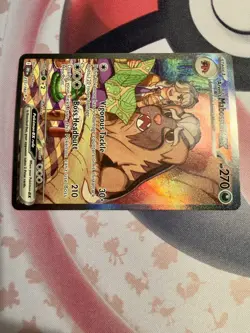 Arven's Mabosstiff ex 235/182 Destined Rivals Special Illustration Rare Pokemon - Image 4
