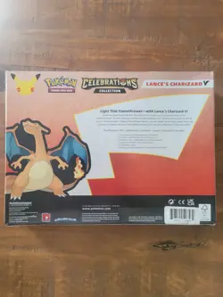 Pokemon TCG Celebration Box Lance's Charizard V Brand New Sealed Free Shipping 820650809392 - Image 2