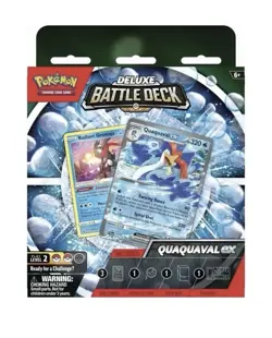 Set of 2 Pokemon TCG ex Deluxe Battle Deck Meowscarada & Quaquaval Sealed - Image 3