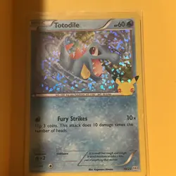 Totodile 18/25 Promo Holo McDonald's 25th Anniversary Promos 018/025 Pokemon NM - Image 1