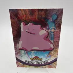 2000 Topps Pokemon Series 3 Silver Foil #132 Ditto TV Animation Blue Logo NMT - Image 1