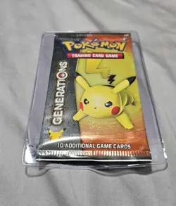 Pokemon TCG Factory Sealed Generations Booster Pack Pikachu Art - Image 1