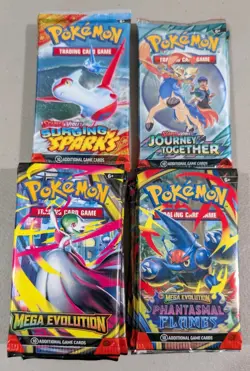 Pokemon Variety Packs Journey Together Phantasmal Flames SS ME Lot Of 20 SEALED✅ - Image 1