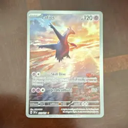 Pokemon Latios Illustration Rare Holo SV08: Surging Sparks 203/191 English - Image 3