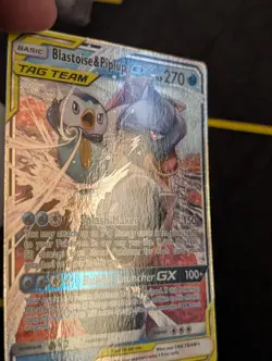 Pokemon TCG - Blastoise And Piplup Tag Team GX - Cosmic Eclipse 38/236 - Image 2