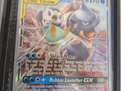 Pokemon TCG Blastoise and Piplup GX Tag Team #38/236 Cosmic Eclipse NM+ - Image 1