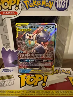 Pokemon TCG Blastoise & Piplup GX Tag Team 38/236 Cosmic Eclipse Ultra Rare NM - Image 1