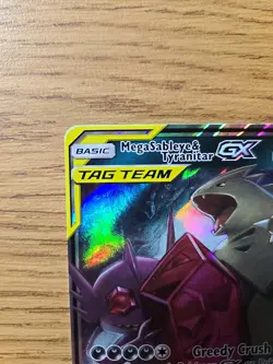 Pokemon Mega Sableye Tyranitar GX Tag Team TCG Card 126/236 Unified Minds - Image 3