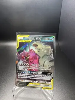 Mega Sableye & Tyranitar GX 126/236 DMG-HP SM Unified Minds Tag Team Pokemon TCG - Image 1