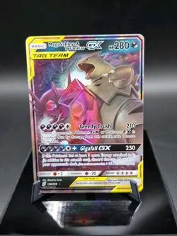 Pokemon TCG Mega Sableye & Tyranitar GX tag team Unified Minds 126/236 NM - Image 1