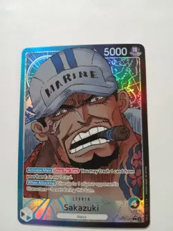 One Piece TCG Sakazuki Alt Art Leader OP05-041 Awakening of the New Era - Image 1