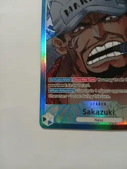 One Piece TCG Sakazuki Alt Art Leader OP05-041 Awakening of the New Era - Image 4