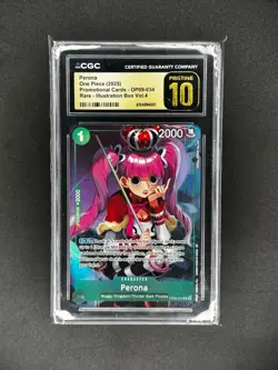 2025 One Piece Promo Illustration Box Volume 4 Perona #OP09-034 CGC 10 PRISTINE - Image 1