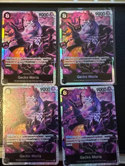 One Piece TCG Cards - (Playset) - 4x OP06-086 - Gecko Moria - SR - Eng - Image 1