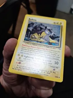 Pokemon TCG Neo Revelation Holo Rare Raikou 13/64 LP - Image 3
