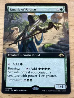 Fanatic of Rhonas (Extended Art) - Near Mint MTG Modern Horizons 3 - Image 1