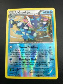 Greninja REVERSE HOLO RARE 40/122 XY Breakpoint Set Pokemon TCG Card NM 2016 - Image 1