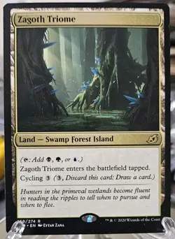 MTG: Zagoth Triome Card Regular Ikoria: Lair of Behemoths 259/274- NM - Image 1