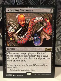 Scheming Symmetry M20 Core Set 2020 LP MTG - Image 1