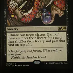 Magic the Gathering MTG: Scheming Symmetry - M20 - Image 3