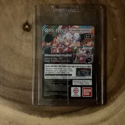 One Piece Monkey D Luffy College Basketball Voyage Promo Card SEALED RUTGERS - Image 2