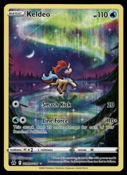 Pokemon Cards Keldeo GG07/GG70 Crown Zenith Galarian Gallery Holo NM *2 - Image 1