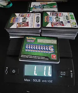 Over a pound of unused Pokemon Live & Online TCG Card Codes - Image 1