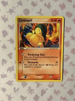 Cyndaquil EX Unseen Forces 54/115 - 2005 Nintendo - Pokemon Card - NM - Image 1