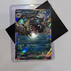 Pokemon TCG Destined Rivals Arvens Mabosstiff Card EX 139/182 Double Rare NM - Image 2