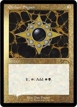 MTG English Orzhov Signet (Foil Etched) NM Foil Secret Lair - Image 1