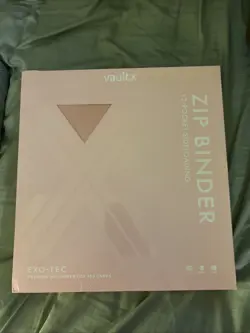 Vault X Just Pink 12-Pocket Exo-Tec Zip Binder - 480 Cards - New - Image 1