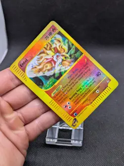 Entei 10/147 Aquapolis Reverse Holo Rare Pokemon Card WOTC Played - Image 2