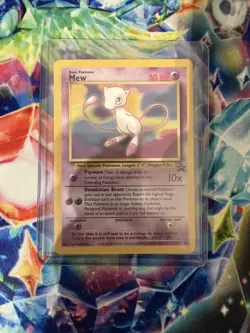 Mew Black Star Promo 8 WOTC NM Vintage Pokemon Card Near Mint 2000 - Image 1