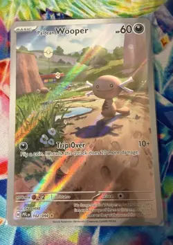 Pokemon TCG Phantasmal Flames: Paldean Wooper 102/094 Illustration Rare Card - Image 1