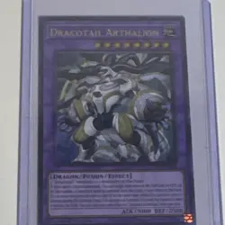 Yu-Gi-Oh! Dragotail Arthalion Dragon Fusion Effect Card JUSH-EN006 - Image 1